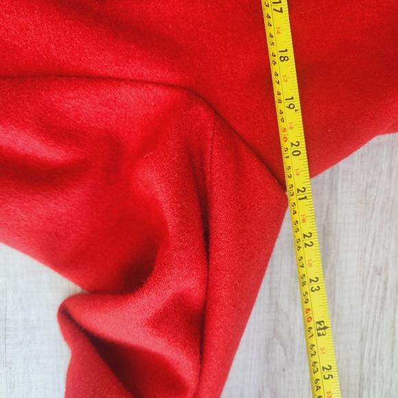 Sundance Coat Womens Sz 14 Rust Red Wool Blend Button Up Utility Military Jacket - Picture 6 of 10